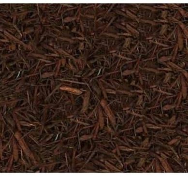 dyed brown Mulch